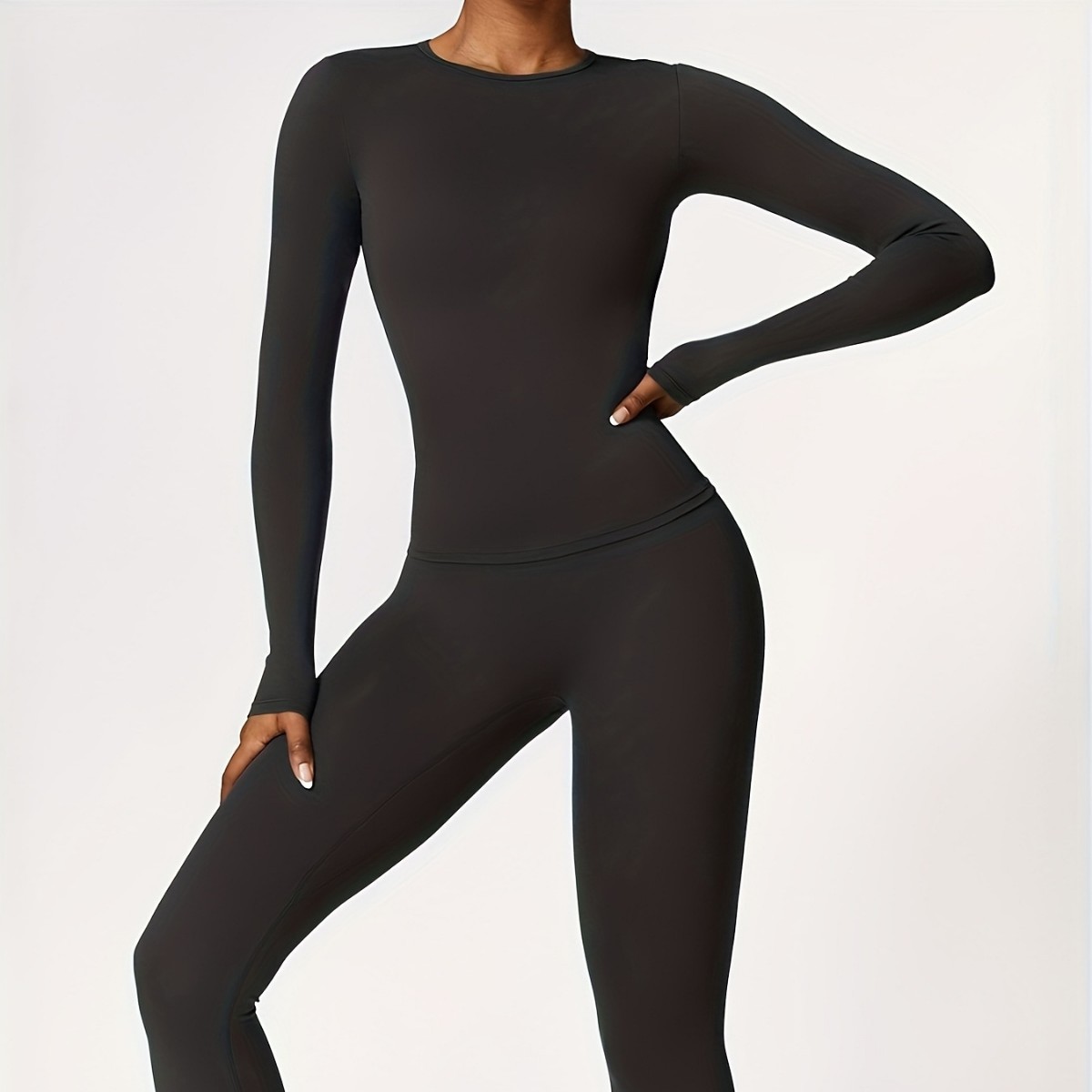 Fitness Of Yoga - Tight-fitting yoga suit slim long-sleeved outdoor