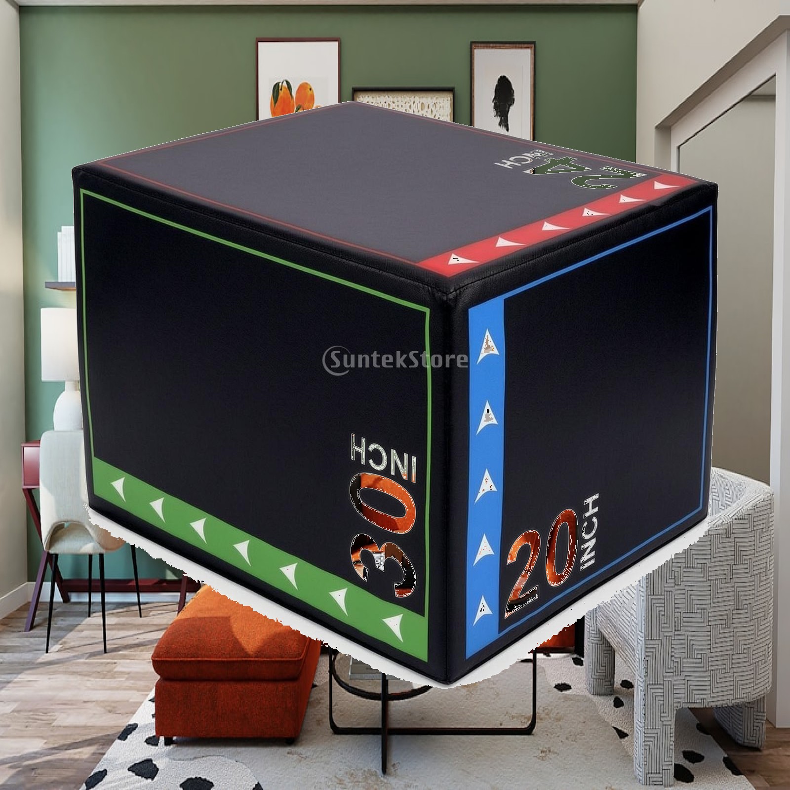 Plyo Jump Box - Soft Plyo Jump Box Shock-Absorbing Foam