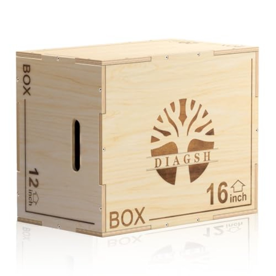 Plyo Jump Box - Plyo Box - 3-in-1 wood plyometric