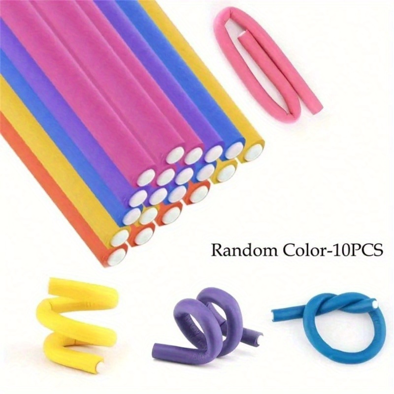 10pc Flexible Heatless Hair Ro - Foam Roller review and price