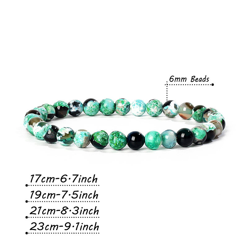 Natural Stone Agates Bracelet  - Yoga Fitness Gifts review and price