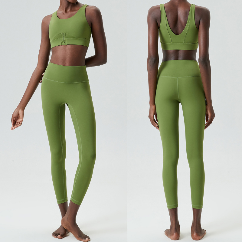 Two Pieces Set Zipper Yoga Spo - Yoga Fitness Plus review and price