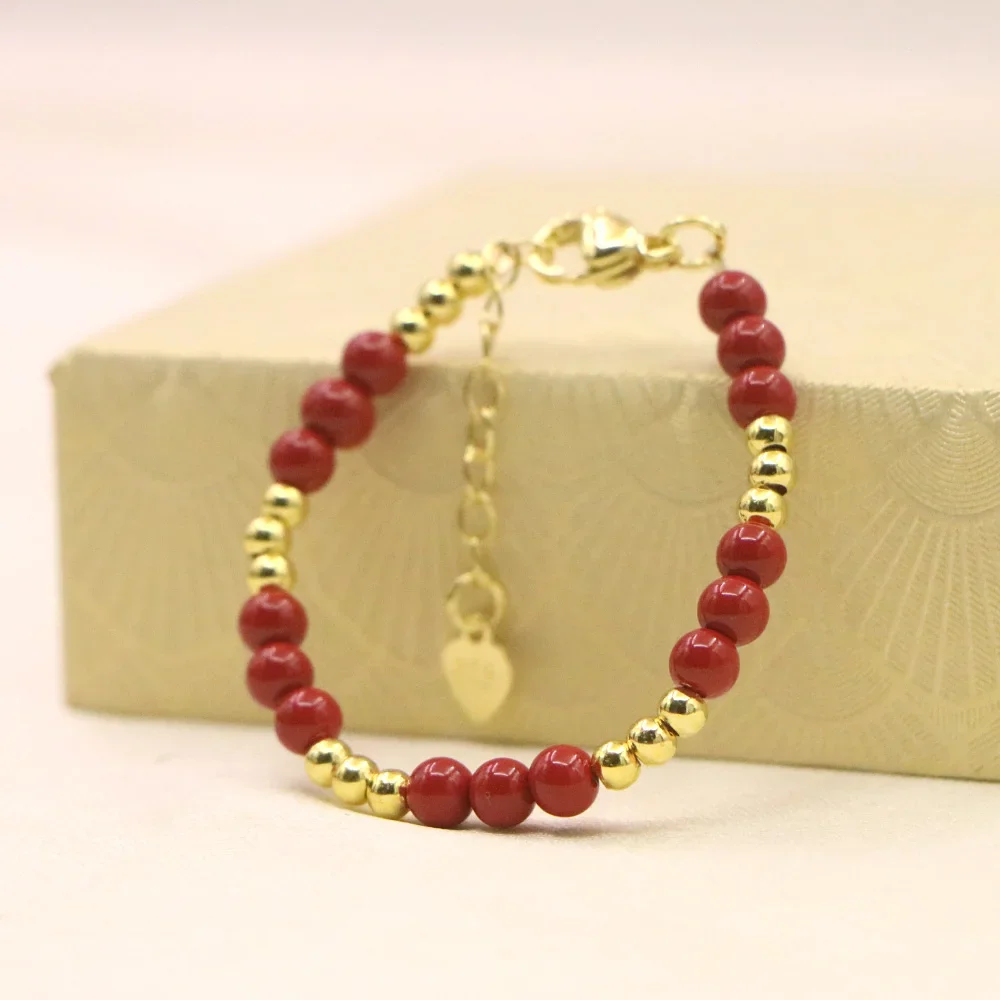 Charm Lovely Red Bracelet Baby - Yoga Fitness Gifts review and price