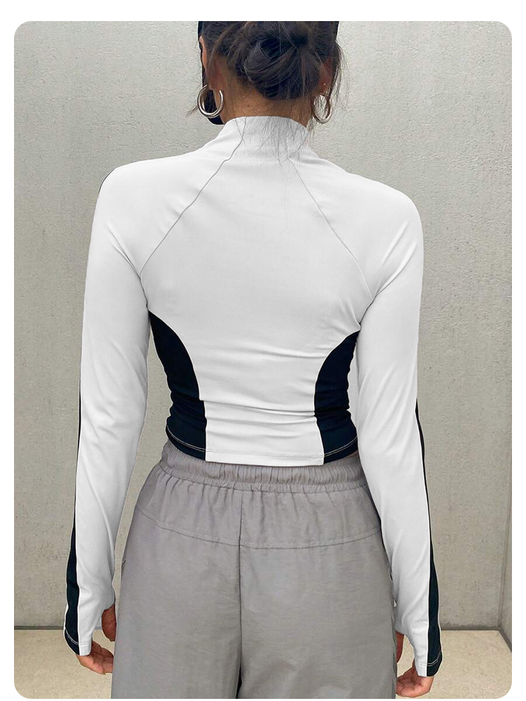 Yoga Clothes Stand Up Collar J - Fitness Of Yoga review and price