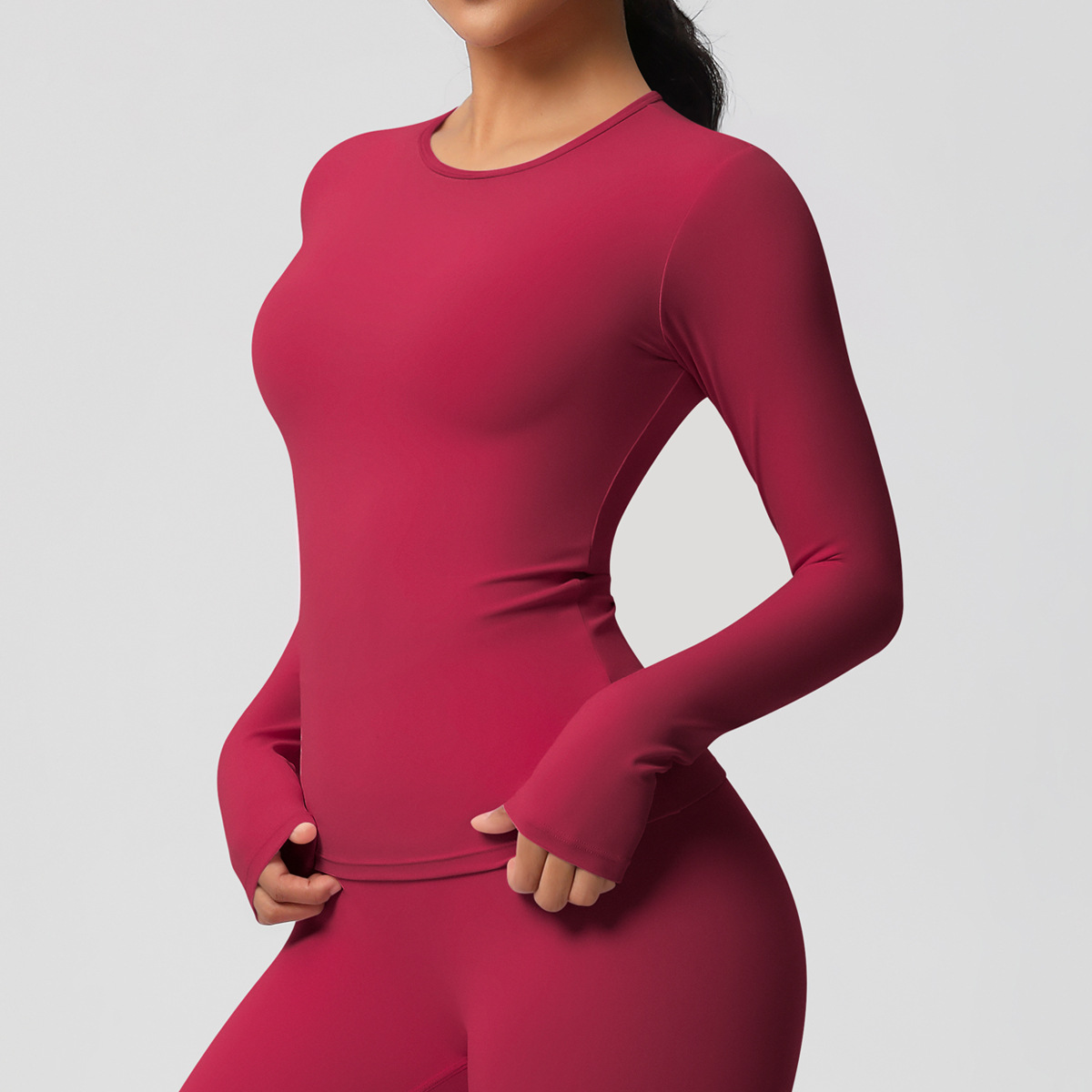 Women's Two-side Brushed Solid - Fitness Yoga Only For Women review and price