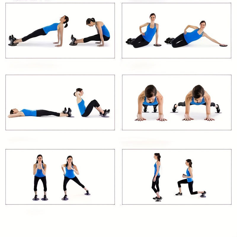 2 PC Pilates Slide Plate Yoga  - Core Slider review and price