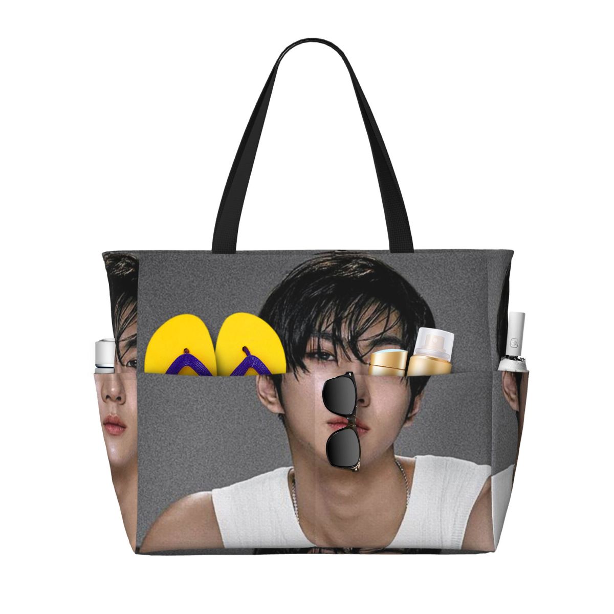 Jungwon En Kpop Beach Tote Bag - Yoga En Fitness review and price