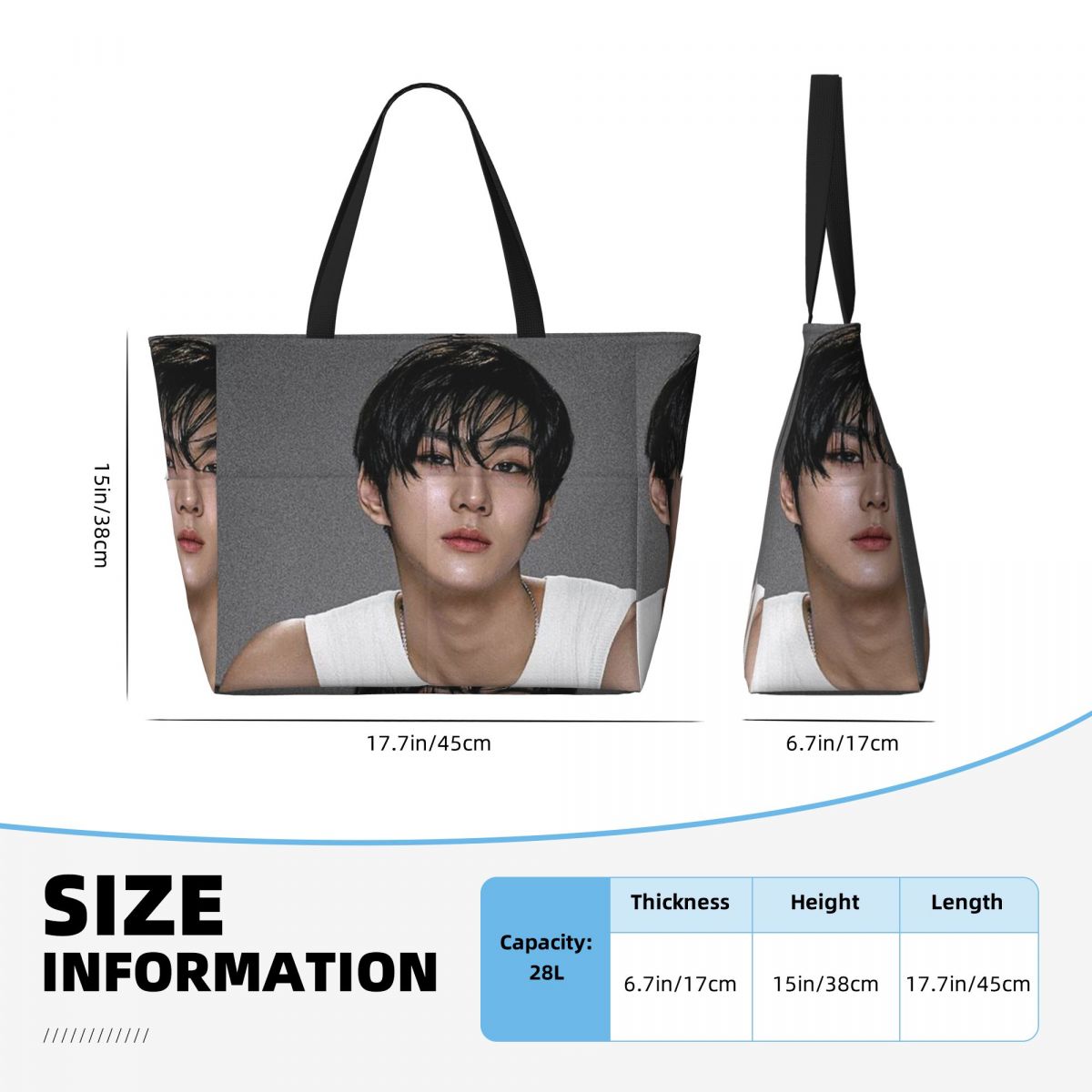 Jungwon En Kpop Beach Tote Bag - Yoga En Fitness review and price