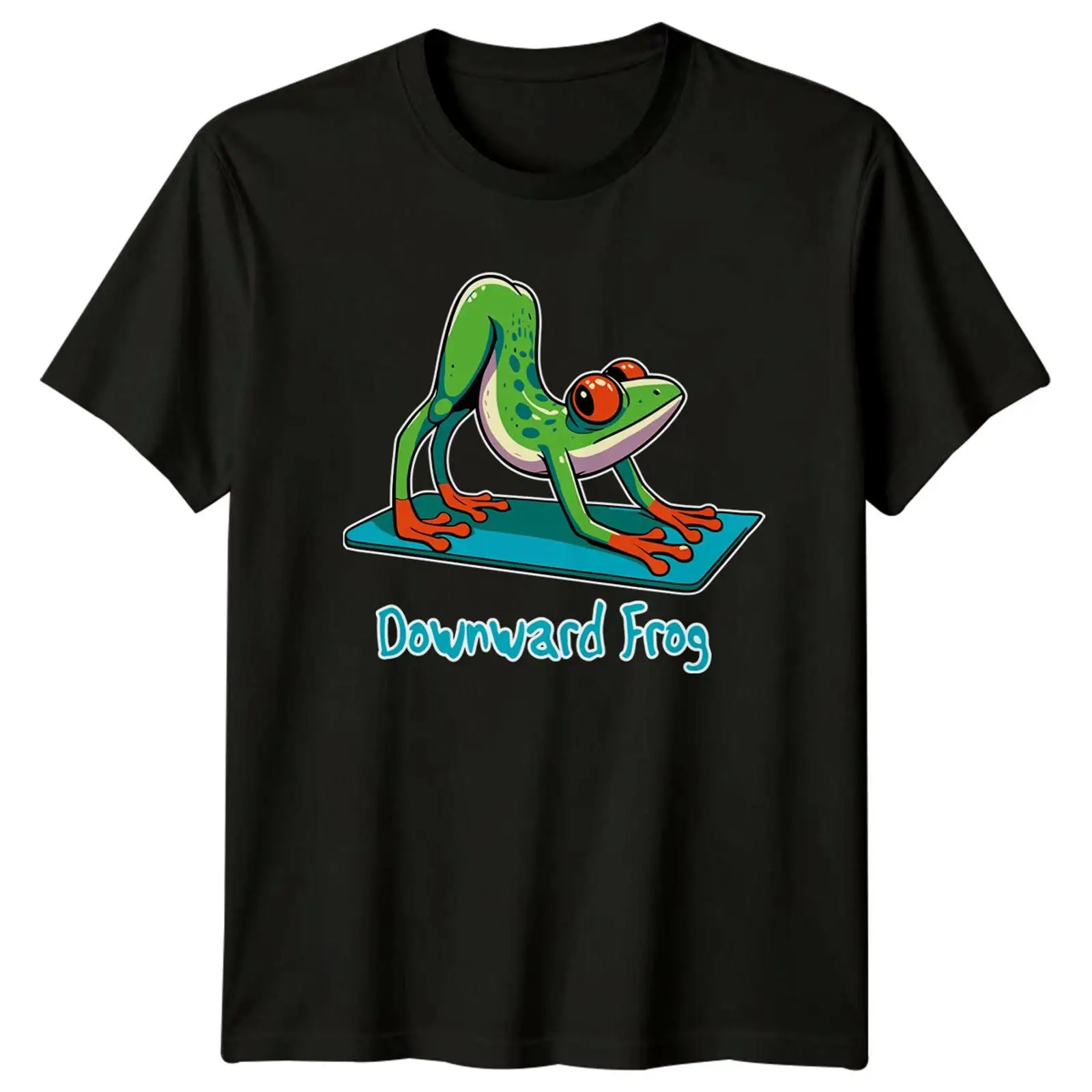 Downward Frog Yoga T Shirt Fun - Yoga Fitness Images review and price