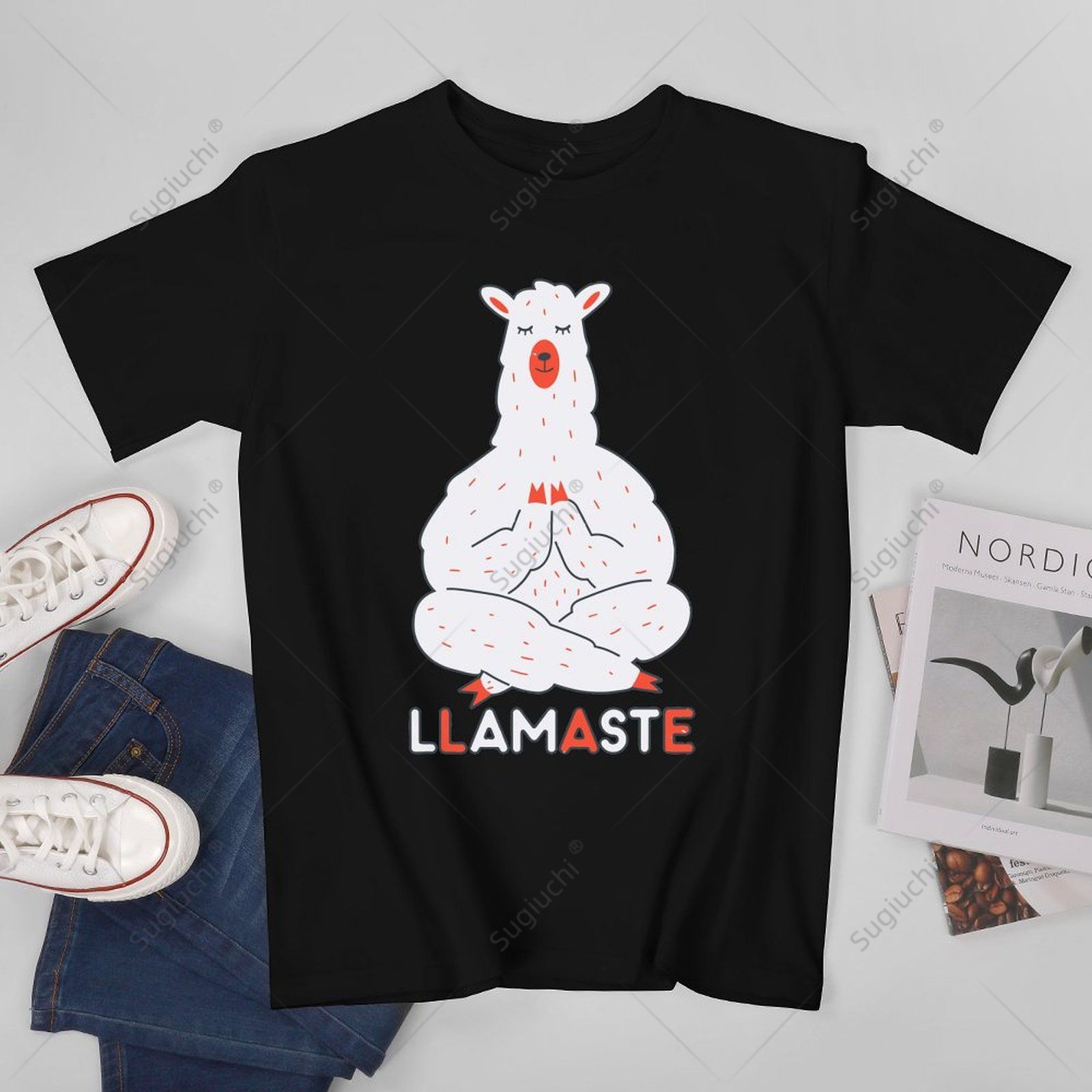 Unisex Men Llamaste Funny Zen  - Yoga Fitness Gifts review and price