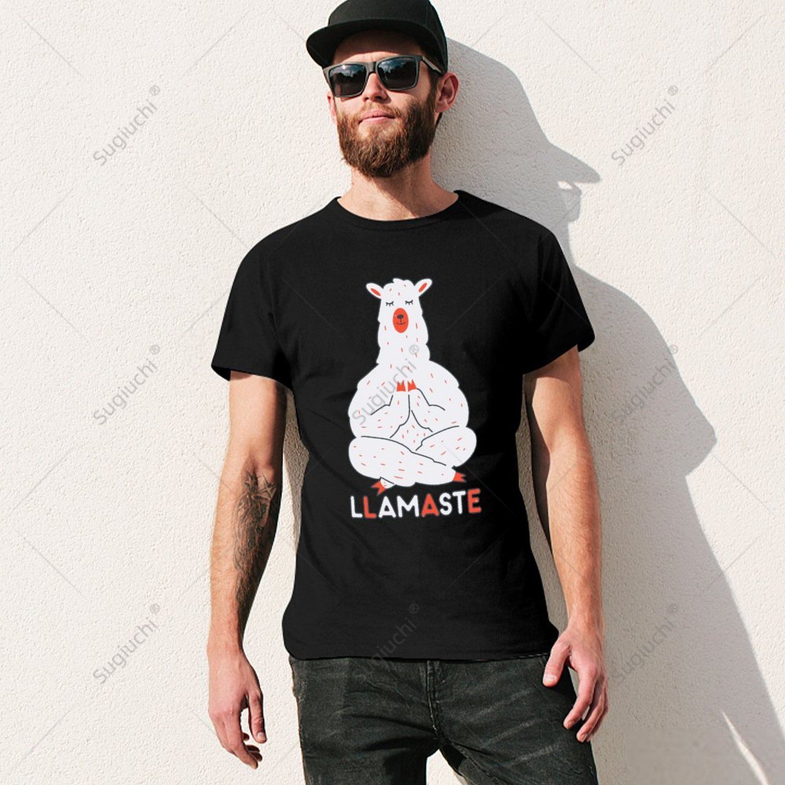 Unisex Men Llamaste Funny Zen  - Yoga Fitness Gifts review and price