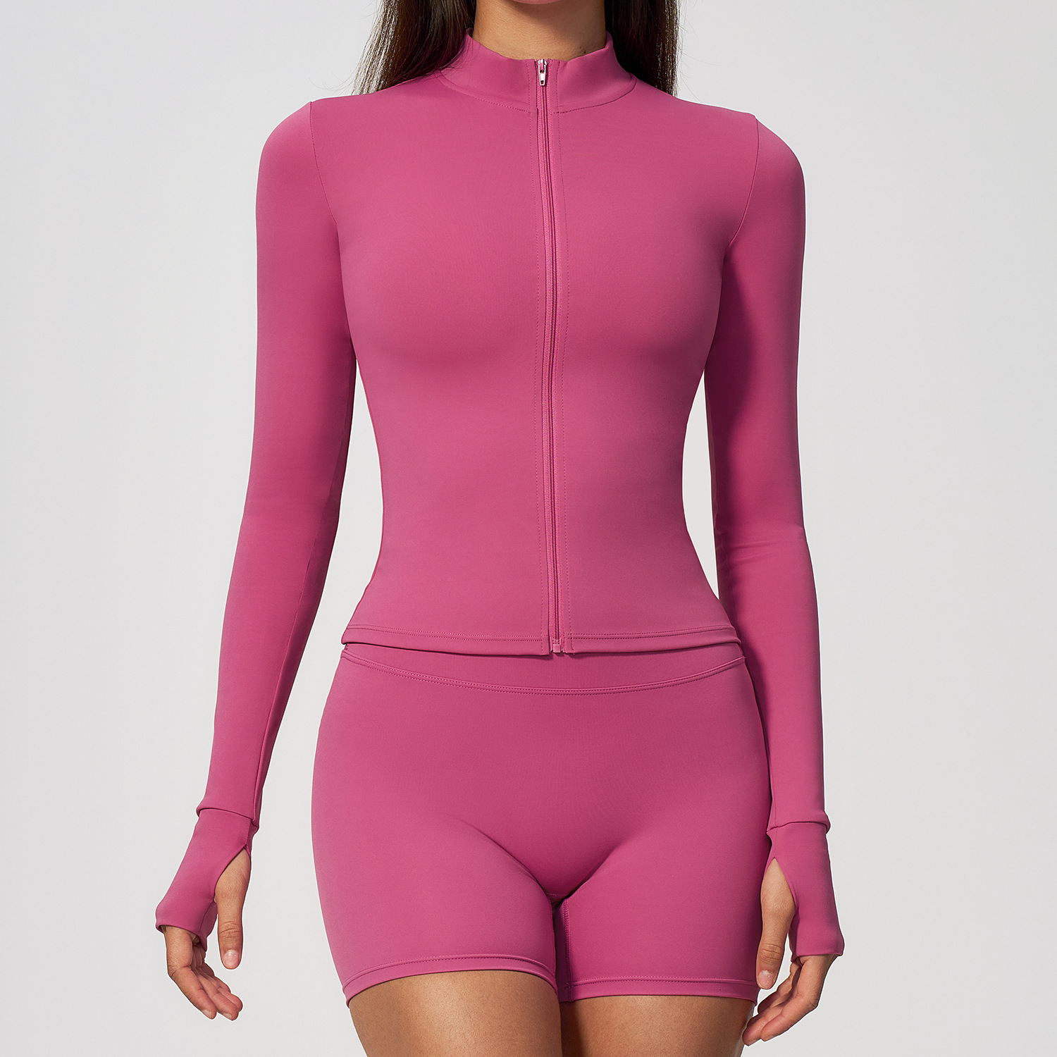 Women Zip Fitness Yoga Shirt L - Fitness Yoga Only For Women review and price