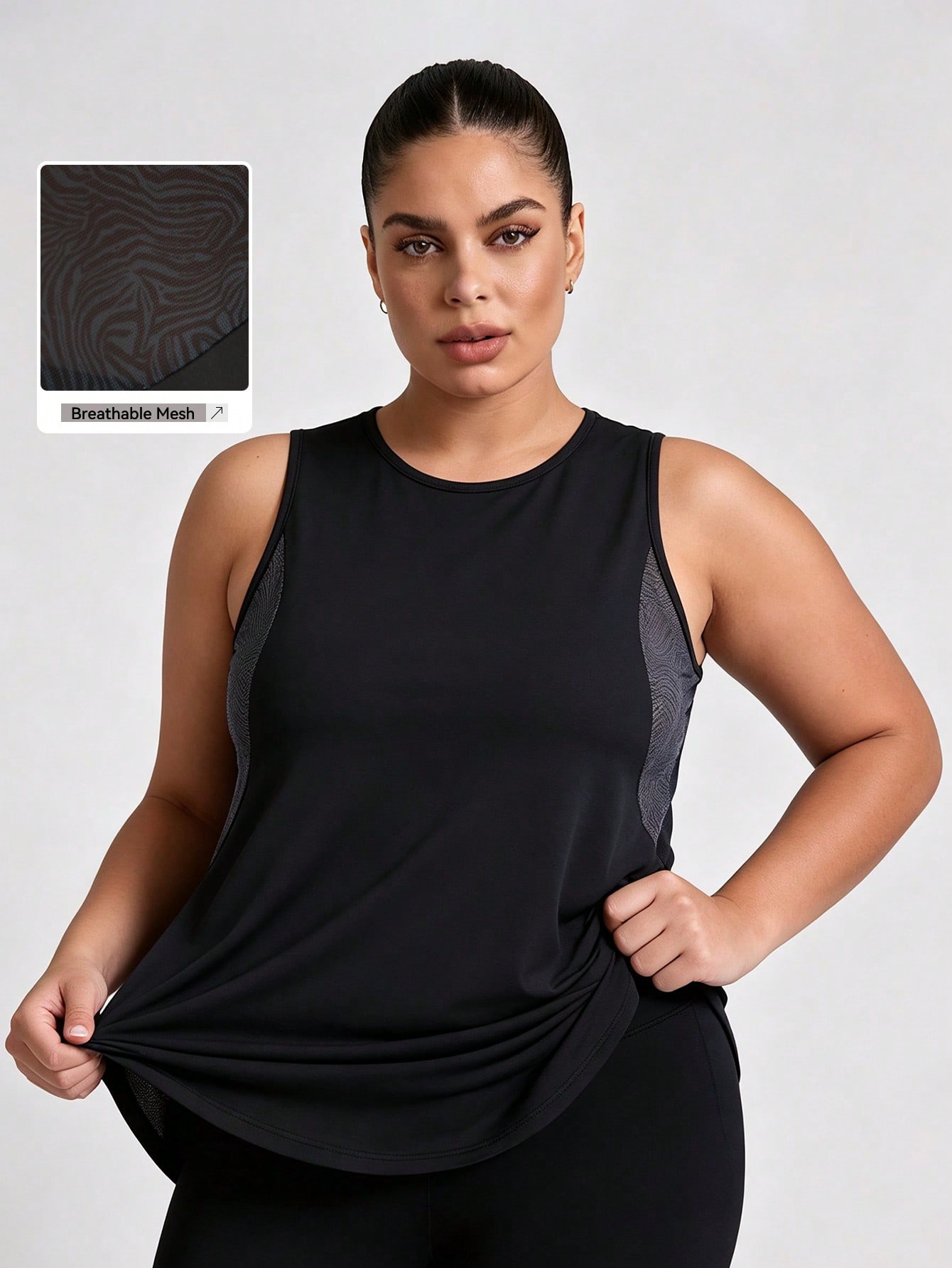 Plus Size Mesh Tank Top Women  - Yoga Fitness Plus review and price